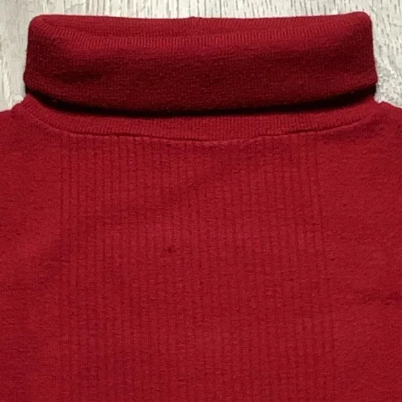 Women's Miss Pendleton 100% Virgin Wool Turtleneck Sweater Red Size Large - Picture 5 of 11